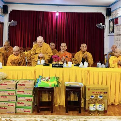 Đồng Nai: Ban Thường Trực Ban Quản Trị Tông Phong Non Bồng Thăm Và Sách Tấn Trường Hạ Tại Tổ Đình Quan Âm Tu Viện